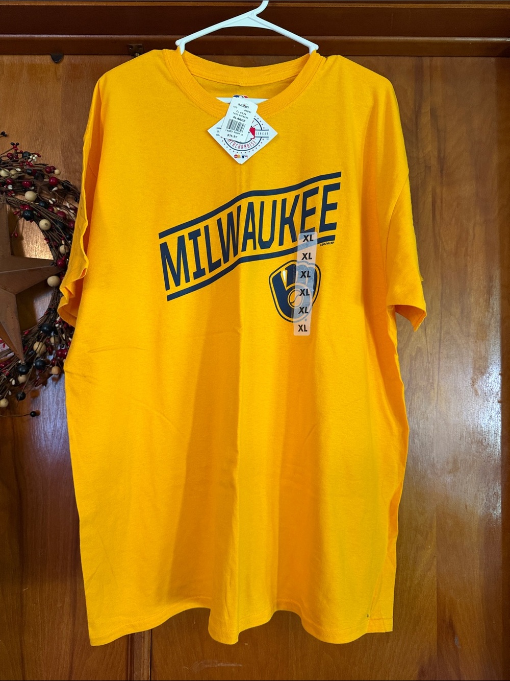 Genuine Merchandise Milwaukee Graphic Tee - Gold Yellow